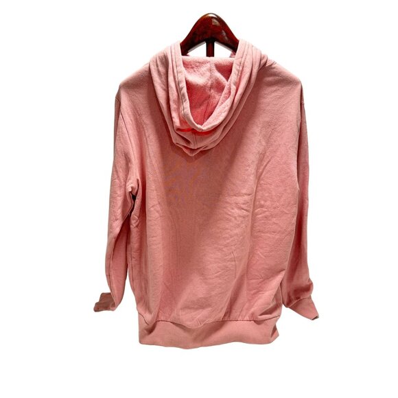 Coca Cola Women’s Pink Pullover Hoodie Coke It's the Real Thing Sweatshirt Sz M - Picture 6 of 7